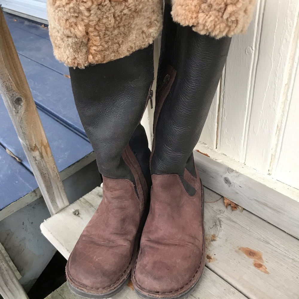 Tall Shearling Boots